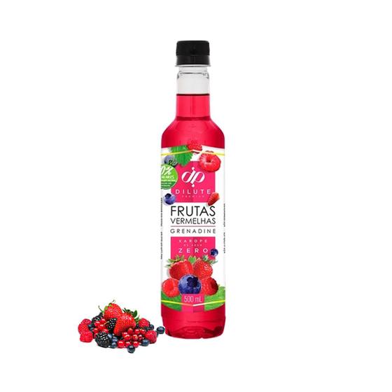 Xarope para Soda Italiana Drinks e Gin Dilute 500ml Original Sabores Dilute Premium Xarope