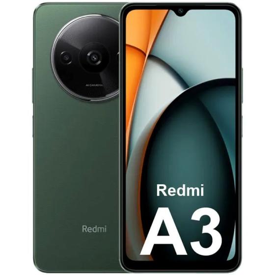 Celular Smartphone Xiaomi Redmi A3 64gb Verde - Dual Chip