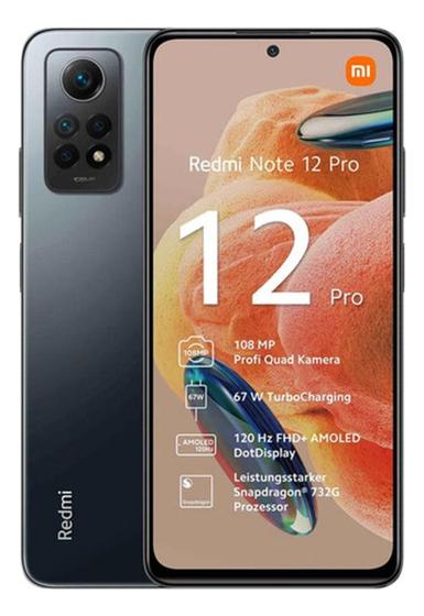 Xiaomi Redmi Note 12 Pro 256gb 8gb Ram 4g Global + Nfc Preto Menor preço em Xiaomi Redmi Note 12 Pro 256gb 8gb Ram 4g Global + Nfc Preto