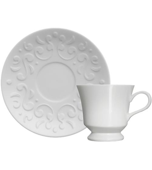 Imagem de Xicara Avulsa 190ml Para Chá Com Pires Tassel Porcelana Germer
