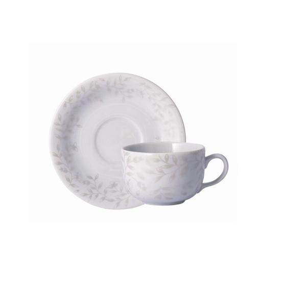 Imagem de Xícara Café com Pires 100ml Porcelana Schmidt - Dec. Guaporé 2395