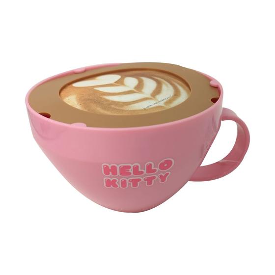 Imagem de Xicara Cappuccino Hello Kitty Rosa Latte Art FUN F0142-3