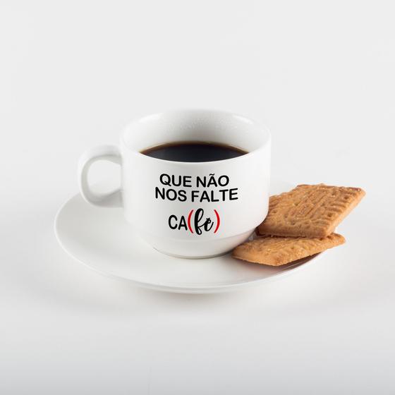 Imagem de Xícara com Pires Que Não Nos Falta Café