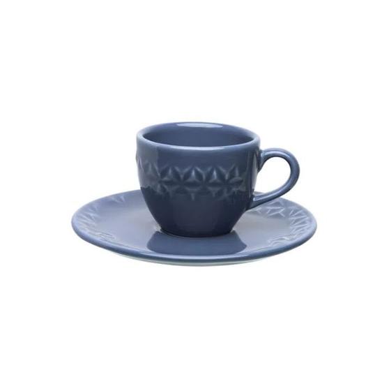 Imagem de Xícara de Café com Pires Mia Mare em Porcelana 75ml - Oxford