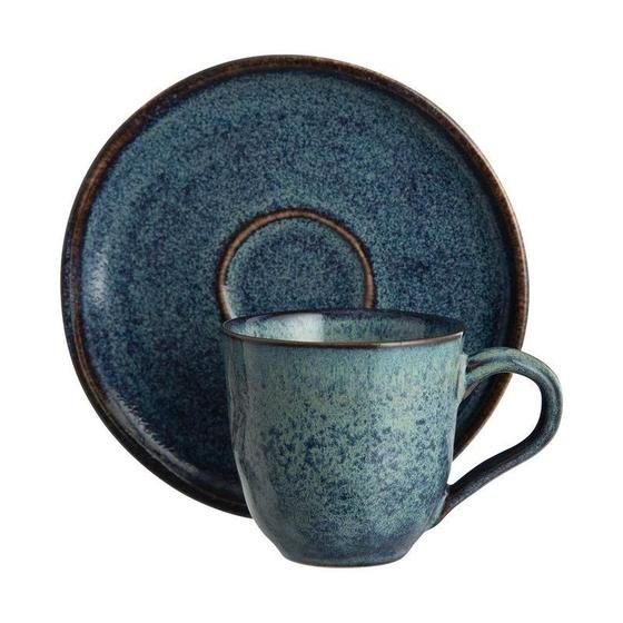 Imagem de Xicara de cafe lagoon 120 ml 6 5 cm mde home style:azul