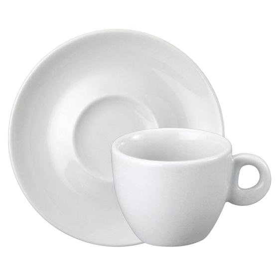 Imagem de Xícara de Café Sofia com Pires de Porcelana 80 ml Schmidt