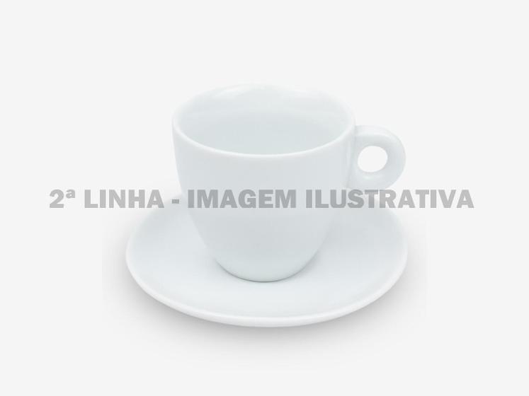 Imagem de Xícara de Chá com Pires 250ml - Mod. Veneza 2ª LINHA