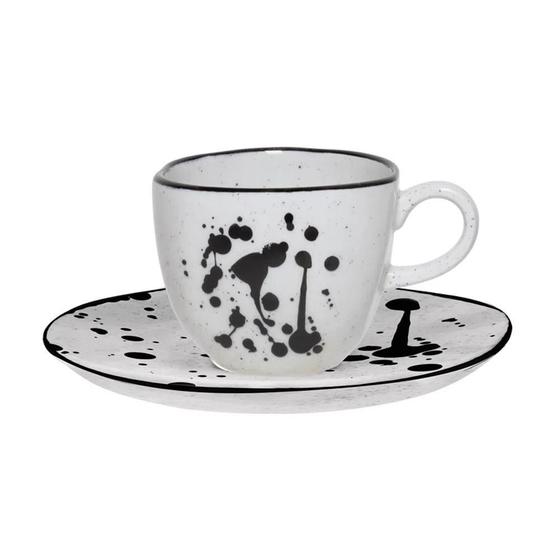 Aparelho de Chá e Café Porcelana Schmidt 53 peças - Dec. Vitoria 0397 em  Promoção na Americanas