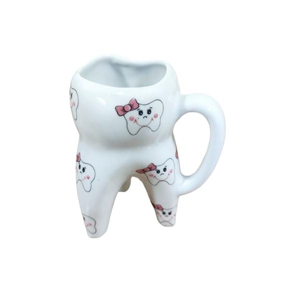 Imagem de xicara de cha dente grande Dente Molar de Porcelana