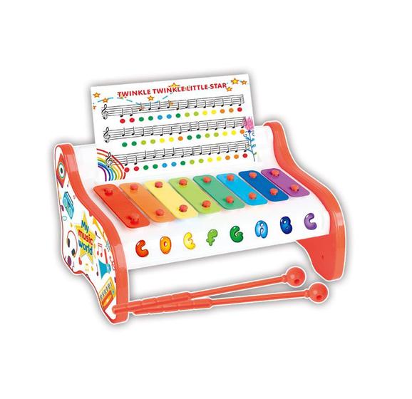 Imagem de Xilofone Infantil 8 Tons Musical 1205 - Shiny Toys