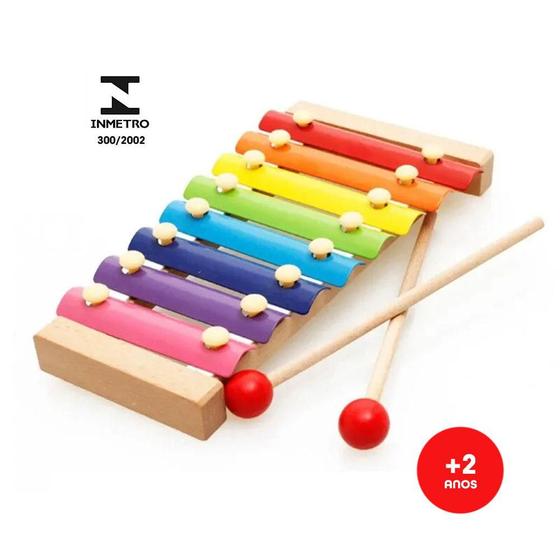 Imagem de Xilofone Musical Infantil Toy Mix VMP