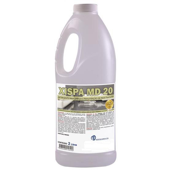 Xispa Md 20 Detergente Neutro Para Limpeza De Pisos Laminados E Madeira Md 2 Litros Md 8234