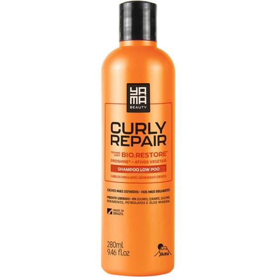 Imagem de Yamá Curly Repair - Shampoo Low Poo Cabelos Cacheados 280ml