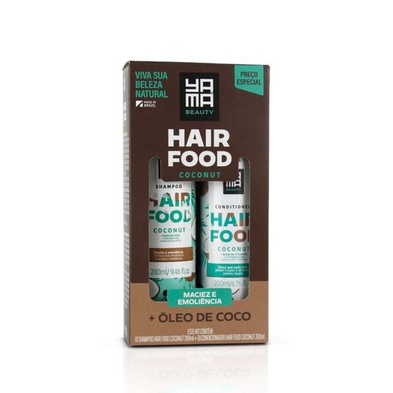 Imagem de Yamá Hair Food Coconut - Shampoo 280ml + Condicionador 200ml