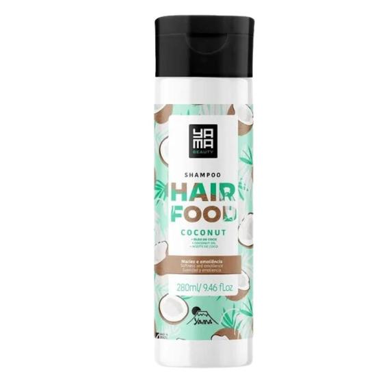 Yama hair food shampoo coconut 280ml Shampoo Magazine Luiza