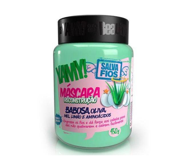 Imagem de YAMY Máscara Salva Fios Reconstrução Babosa 450g - YAMY!
