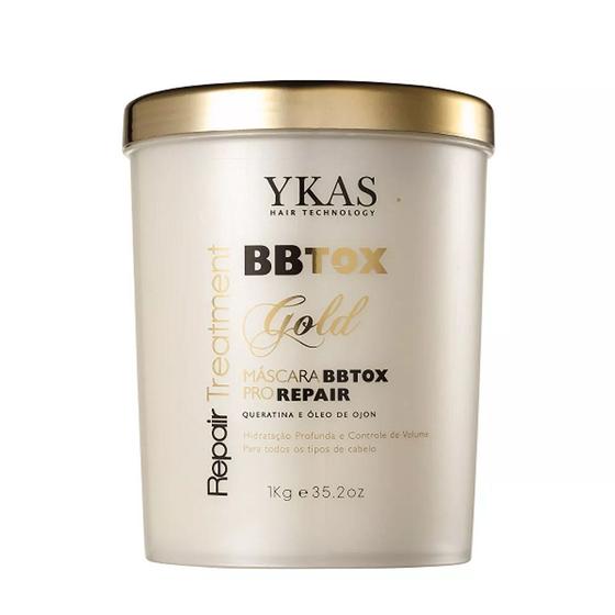 Imagem de YKAS BBTox Gold Pro Repair - Máscara de Alinhamento Capilar 1Kg