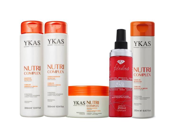 Imagem de Ykas Nutri Complex Kit Pequeno Completo + Fabulous All In One 200ml