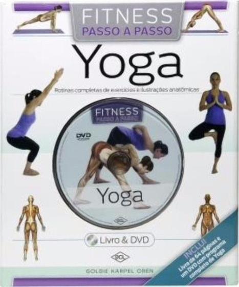 Imagem de Yoga rotinas completas de exercicios e ilustracoes anatomicas com dvd