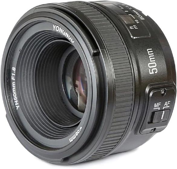 Imagem de Yongnuo YN50mm F1.8N foco manual automático AF MF