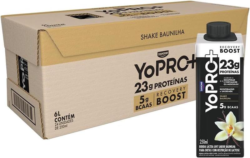 Yopro Bebida Láctea Uht 23g Proteínas Danone Caixa 24x250ml