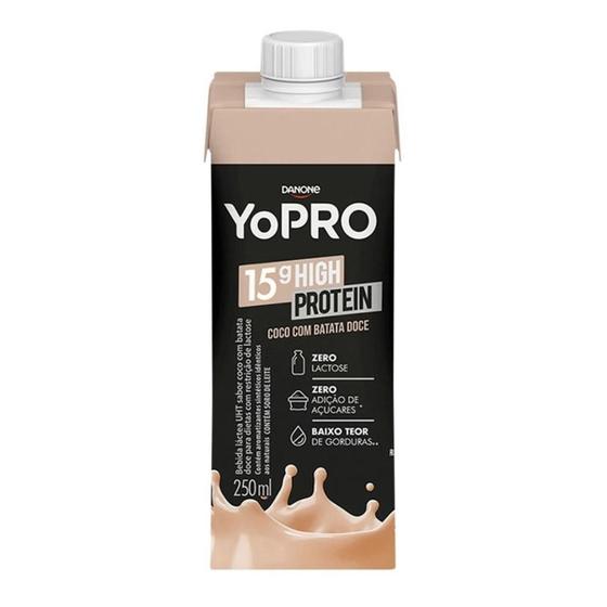 Imagem de Yopro Danone 15G High Protein Coco Com Batata Doce 250Ml