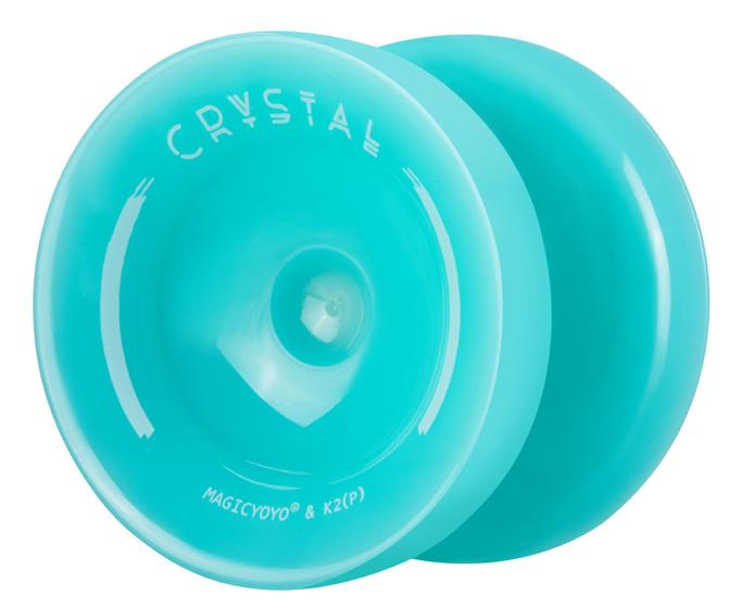 Imagem de Yoyo Profissional K2 Magicyoyo Azul Clear com Rolamento + 5 Cordas(ioio,ioiô,yo-yo)