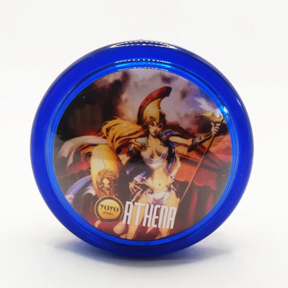 Imagem de YOYOBRASIL Athena Yoyo Profissional de Eixo fixo + 3 Cordas de ioio Coleções Deuses Gregos