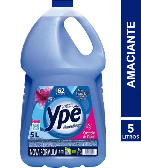 Imagem de Ypê Amaciante de Roupas Tradicional Aconchego 5L 62 Lavagens