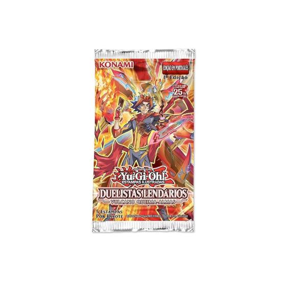 Imagem de Yu-Gi-Oh! Booster Duelistas Lendários Vulcano Queima