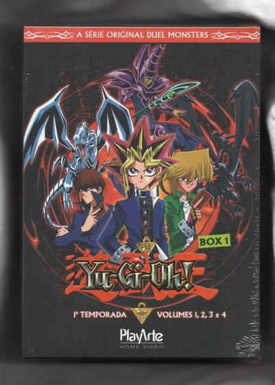 Imagem de Yu-Gi-Oh! Box 4 DVDs 1º Temporada Box 1 Volumes 1, 2, 3 e 4