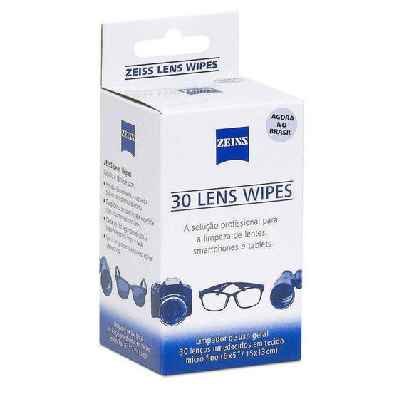 Imagem de Zeiss Lens Wipes - Lenços para limpeza de lentes e telas digitais