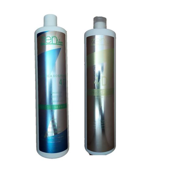 Imagem de Zen Hair Progressiva 4D Organic + Shampoo 4D 2x1L