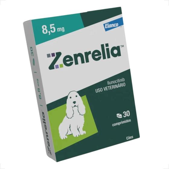 Imagem de Zenrelia 8,5mg Dermatológico Elanco para Cães - 30 Comprimidos