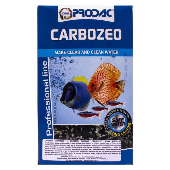 Imagem de Zeolite + Carvão Ativado Prodac Carbozeo 700G Aquário Lago