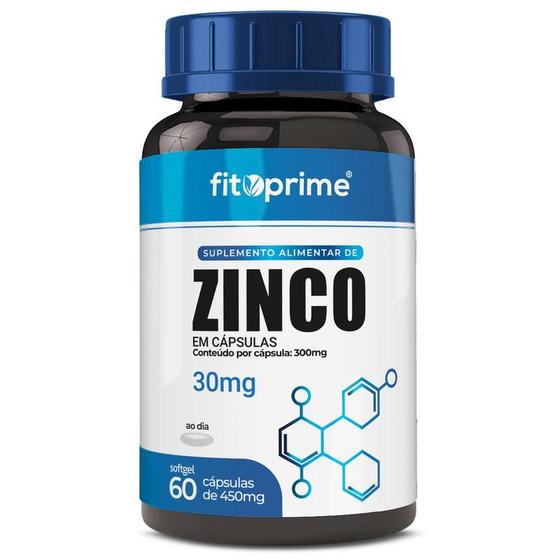 Imagem de Zinco 30mg 60cps Fitoprime