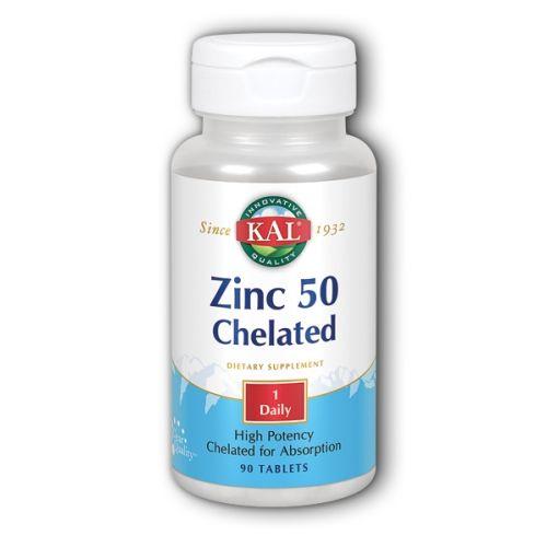 Imagem de Zinco 50 Chelated 90 Abas por Kal