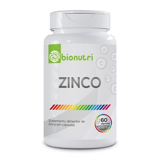 Imagem de Zinco 60 caps 500 mg