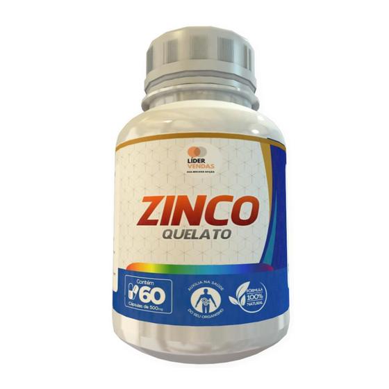 Imagem de Zinco Quelato 500Mg 60 Cápsulas