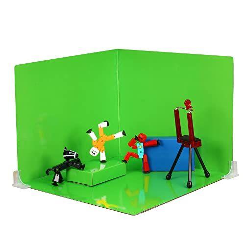 Imagem de Zing Stikbot Zanimation O que o Bot Especial Stikbot Action Figures and Animation Set, inclui 3 Stikbots, 1 Tripé de Telefone Celular e 2 em 1 Estágio, Animação Stop Motion, Ótimo para Crianças de 4 anos ou mais