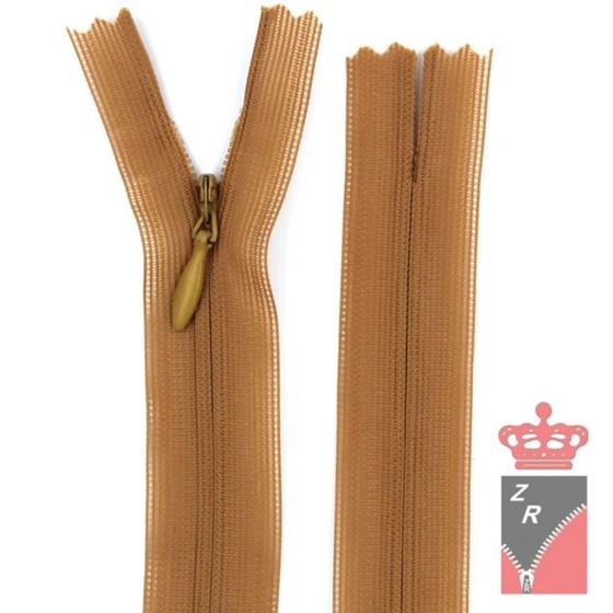 Imagem de ZÍPER NYLON INVISÍVEL 20cm c/10 UNIDADES