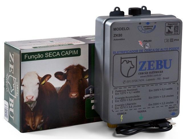 Imagem de Zk80 aut 110/220 eletrificador de cerca eletrica rural zebu