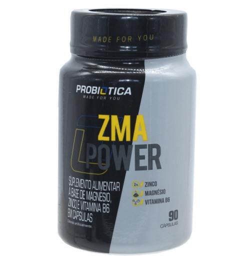 Imagem de Zma Power Zinco Magnesio Vitamina B6 Probiotica 90 Capsulas