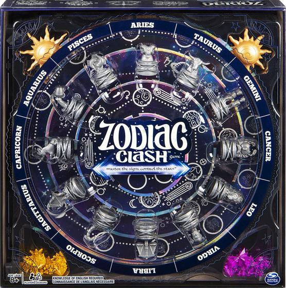 Imagem de Zodiac Clash, Jogo estratégico de tabuleiro do sistema solar 3D, para 2 ou 4 jogadores com 8 anos ou mais