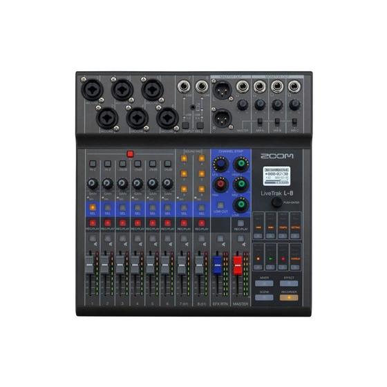 Imagem de Zoom Livetrak L-8 Mixer Digital Interface Usb 8 Canais
