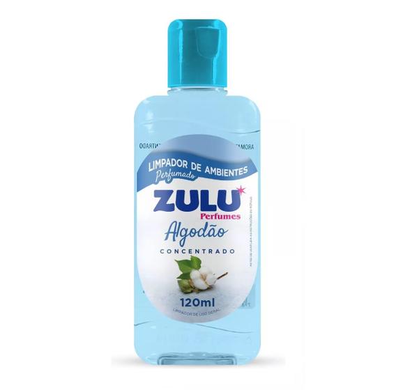 Imagem de Zulu Aromatizante Ambientes Limpador Concentrado 120ml Algodão