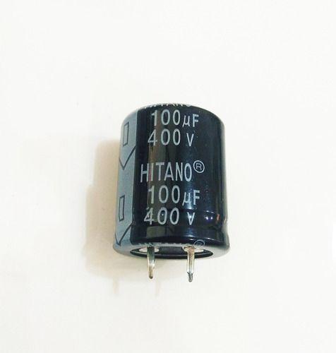 01 Capacitor Eletrolítico Snap In 100uf 400v 105 Hitano Imagem de 01 Capacitor Eletrolítico Snap In 100uf 400v 105 Hitano