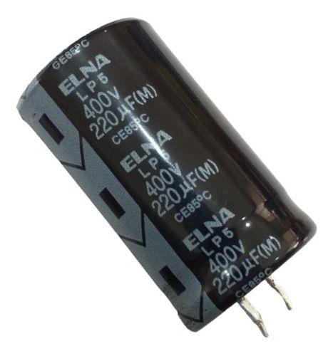 Imagem de 01 Capacitor EletrolItico Snap In 220uf X 400v 85C Elna