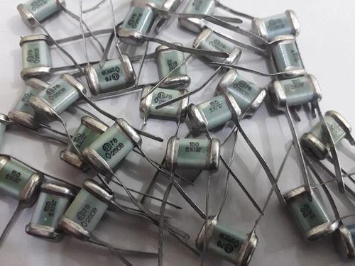 Imagem de 01 Capacitor Mica Prata 150pf 250v 10% Russo Militar Sgm