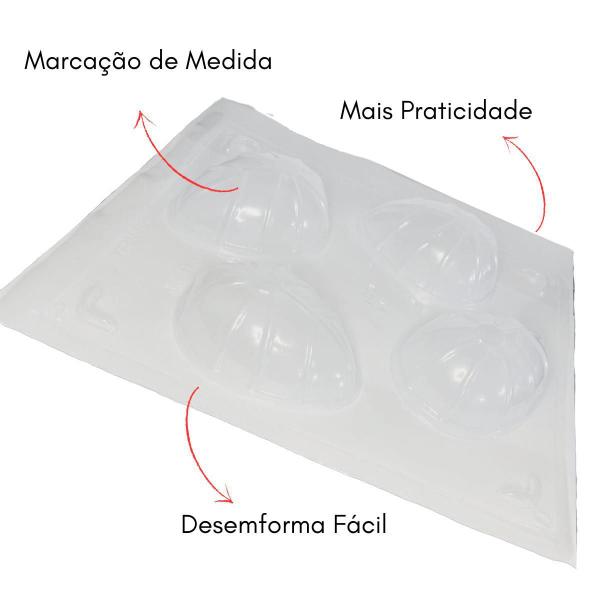 Imagem de 01 Forma Ovo Páscoa Chocolate Acetato Silicone Molde 150G